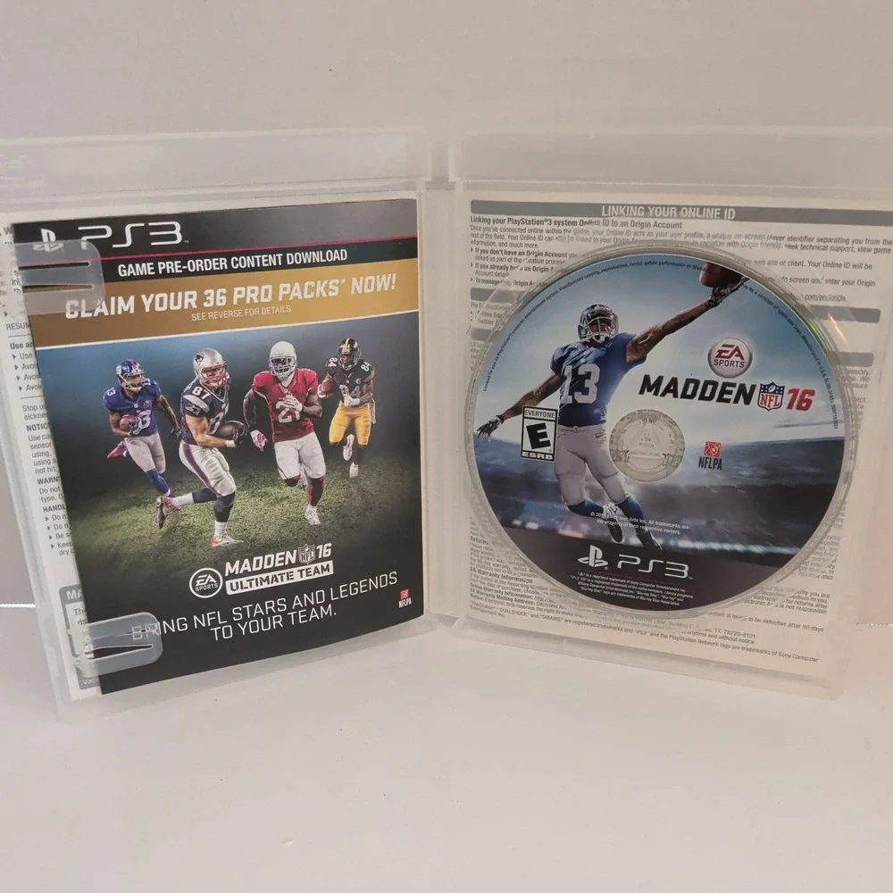 Madden NFL 16 Deluxe Edition Sony PlayStation 3 PS3 Sports Football Game CIB